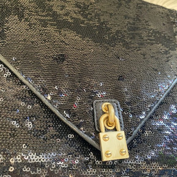 Alexis Hudson Sequin Clutch Handbag - Picture 3 of 9